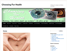 Tablet Screenshot of choosingforhealth.com